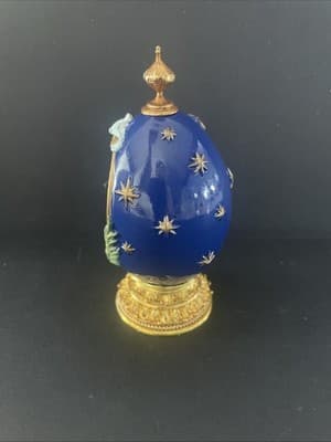 Franklin Mint House of Faberge ‘The Baptism’ Life Of Christ Imperial Resin Egg - Thumbnail 4