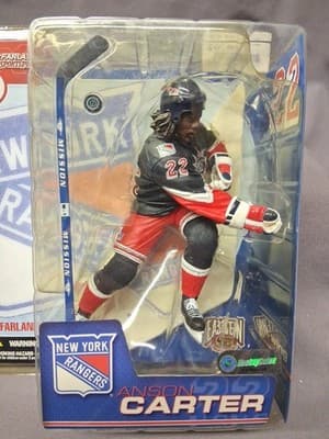 McFarlane Toys 2003 NHL Series 6 New York Rangers Anson Carter Figure - Thumbnail 2