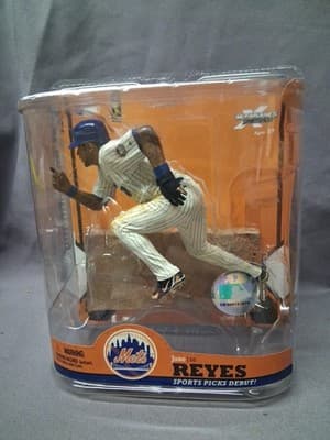 McFarlane Jose Reyes #7 New York Mets 2008 Figure MLB Series 22 NEW SEALED - Thumbnail 2