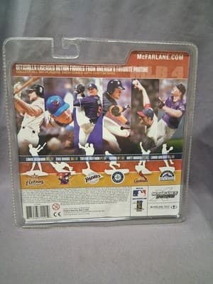 McFarlane MLB Series 4 Seattle Mariners Ichiro Suzuki Rare White Jersey Variant! - Thumbnail 4