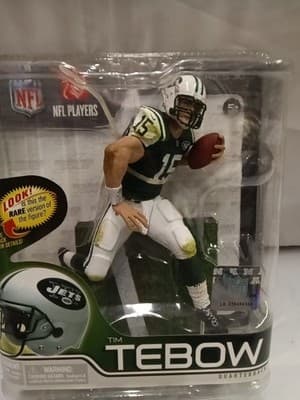 Tim Tebow 2012 McFarlane Toys NFL Series 31 NY Jets Action Figure Florida Gators - Thumbnail 2