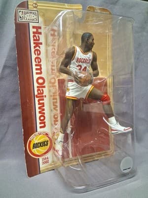MCFARLANE NBA Action Figure Hakeem Olajuwon/ Chase Variant Rare! - Thumbnail 3