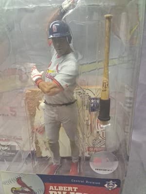 McFarlane ALBERT PUJOS St Louis Cardinals Grey Uniform Variant Series 10 - Thumbnail 3