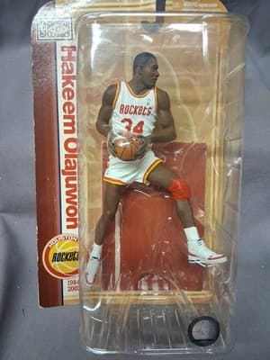 MCFARLANE NBA Action Figure Hakeem Olajuwon/ Chase Variant Rare! - Thumbnail 4