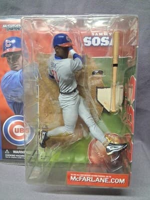 Sammy Sosa Chicago Cubs McFarlane's SportsPicks Toys Series 1 Gray Variant - Thumbnail 2