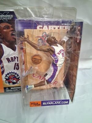 2002 Vince Carter NBA McFarlane Sports Picks Toronto Raptors Figure Series 1 - Thumbnail 2