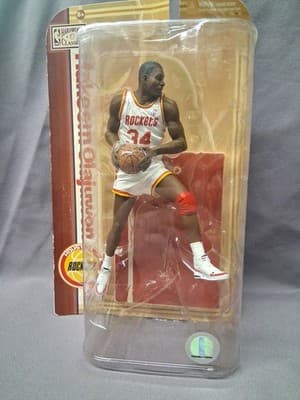 MCFARLANE NBA Action Figure Hakeem Olajuwon/ Chase Variant Rare! - Thumbnail 2