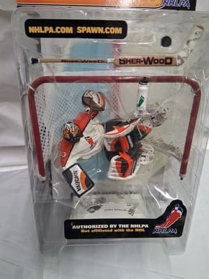 Brian Boucher McFarlane NHL Hockey Philadelphia Flyers Goalie Figure Series 2 - Thumbnail 2