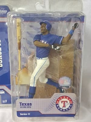 2005 ALFONSO SORIANO TEXAS RANGERS MCFARLANE CHASE VARIANT SERIES 11 - Thumbnail 2