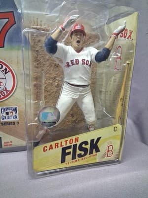 Carlton Fisk McFarlane Figure Boston Red Sox MLB Cooperstown Collection 2006 - Thumbnail 3