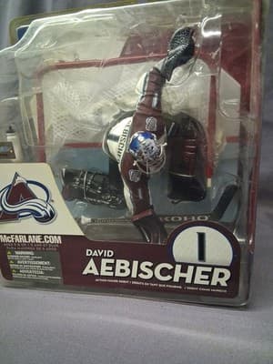 David Aebischer Action Figure Colorado Avalanche McFarlane Variant - Thumbnail 2