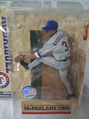 2004 McFarlane Alex Rodriguez Texas Rangers #3 Variant Gray MLB Series 8 - Thumbnail 2