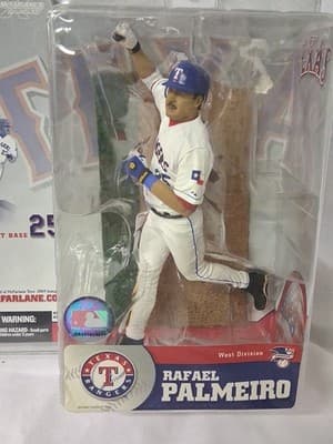 McFarlane Rafael Palmeiro Texas Rangers Series 10 MLB Chase Figure 2004 New - Thumbnail 2