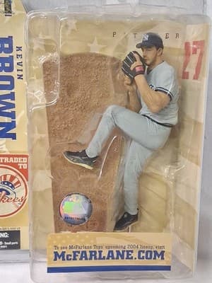 McFarlane Series 8 MLB Kevin Brown Yankees Gray Jersey Action Figure - Thumbnail 2