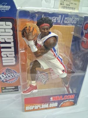 McFarlane NBA Sports Picks Series 5 Ben Wallace Action Figure [White Jersey] - Thumbnail 2