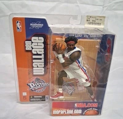McFarlane NBA Sports Picks Series 5 Ben Wallace Action Figure [White Jersey]