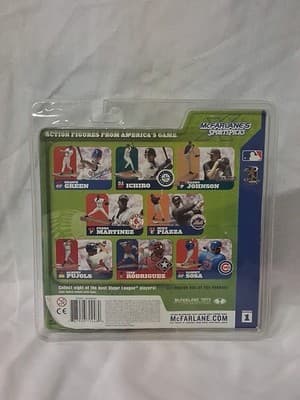 McFarlane Toys MLB Series 1 Randy Johnson Action Figure Purple Diamondbacks 2002 - Thumbnail 4