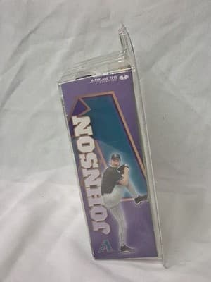 McFarlane Toys MLB Series 1 Randy Johnson Action Figure Purple Diamondbacks 2002 - Thumbnail 3