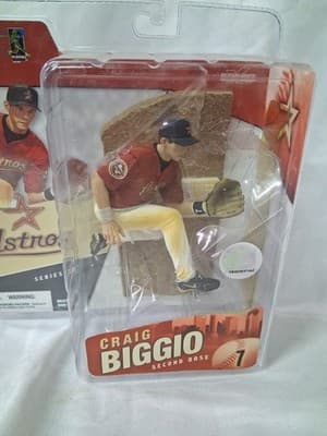 2006 Houston Astros Craig Biggio #7 Red Variant Jersey McFarlane MLB Series 16 - Thumbnail 2