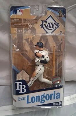 MLB Sports Picks Series 26 Evan Longoria Action Figure [White Jersey]