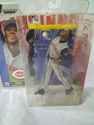 McFarlane Sportspicks MLB Series 2 Ken Griffey Jr Cincinnati Reds Gray Jersey - Thumbnail 2