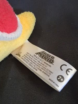Nintendo Mario Super Bros Wii Yellow Yoshi Plush Toy Vintage RARE - Thumbnail 3