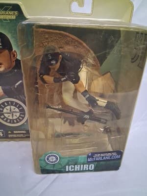 Mcfarlanes SportsPicks Ichiro Suzuki Series 4 Action Figure Seattle Mariners New - Thumbnail 2