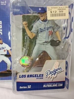 McFarlane MLB Eric Gagne Los Angeles Dodgers Series 12 Gray Variant - Thumbnail 2