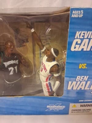 McFARLANE / NBA : *Kevin Garnett VS Ben Wallace* McFarlane - 2nd Edition. NEW - Thumbnail 3
