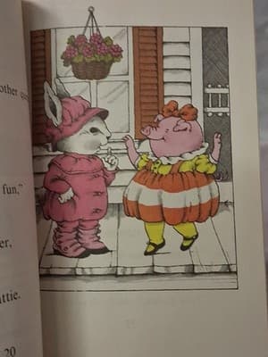 1986 Hurray For Hattie Rabbit Book By Dick Gackenbach EUC - Thumbnail 3