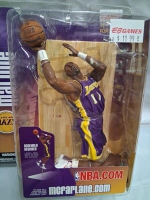 2002 McFarlane Sportspicks KARL MALONE LA LOS ANGELES LAKERS Figure SERIES 6 - Thumbnail 2
