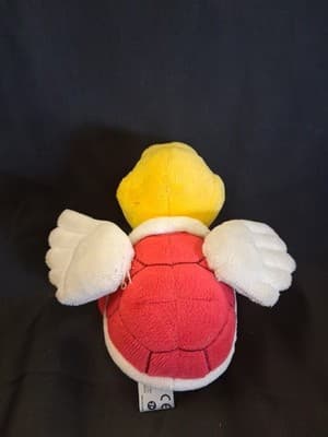 Super Mario Flying Koopa Paratroopa Turtle Plush 6" Red Shell Little Buddy GUC - Thumbnail 3