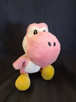Super Mario Pink Yoshi Plush 8" Stuffed Animal Nintendo - Thumbnail 2