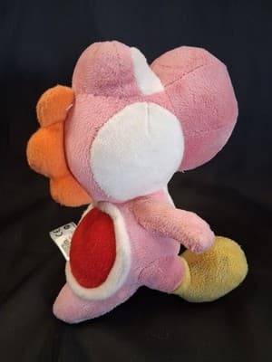 Super Mario Pink Yoshi Plush 8" Stuffed Animal Nintendo - Thumbnail 7
