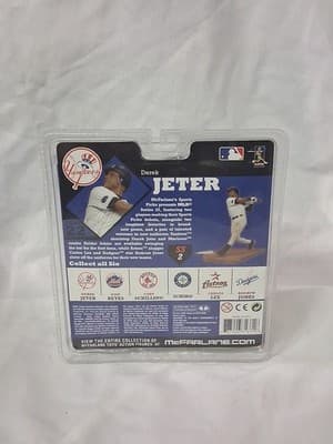 Derek Jeter McFarlane MLB Series 22 New York Yankees Pinstripe Jersey - Thumbnail 5