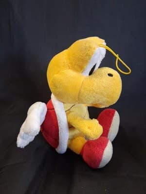 Super Mario Flying Koopa Paratroopa Turtle Plush 6" Red Shell Little Buddy GUC - Thumbnail 5