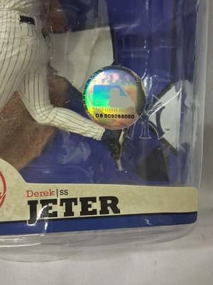 Derek Jeter McFarlane MLB Series 22 New York Yankees Pinstripe Jersey - Thumbnail 3