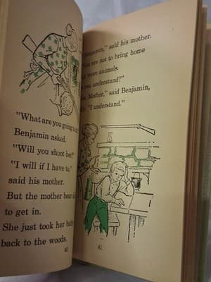 Wonder Books Easy Reader - Benjamin in the Woods by Eleanor Clymer - HC 1962 S3 - Thumbnail 4