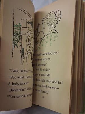 Wonder Books Easy Reader - Benjamin in the Woods by Eleanor Clymer - HC 1962 S3 - Thumbnail 5
