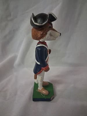 SLYDE the FOX New England Revs Revolution SGA MLS Mascot Bobblehead No Flag Pole - Thumbnail 6
