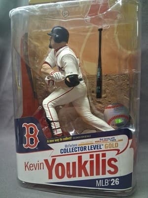 MLB Sports Picks Series 26 Kevin Youkilis Action Figure [White Jersey] - Thumbnail 2