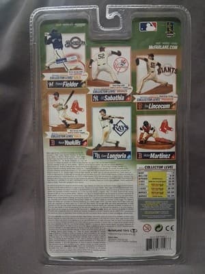 MLB Sports Picks Series 26 Kevin Youkilis Action Figure [White Jersey] - Thumbnail 3