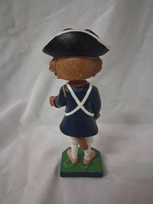 SLYDE the FOX New England Revs Revolution SGA MLS Mascot Bobblehead No Flag Pole - Thumbnail 5