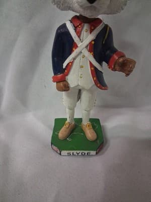 SLYDE the FOX New England Revs Revolution SGA MLS Mascot Bobblehead No Flag Pole - Thumbnail 3