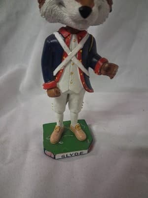 SLYDE the FOX New England Revs Revolution SGA MLS Mascot Bobblehead No Flag Pole - Thumbnail 7