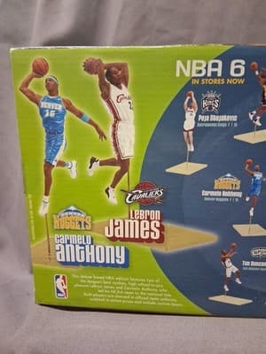 McFarlane Carmelo Anthony & Lebron James Figures NIB. New. Mcfarlane's Propicks - Thumbnail 7
