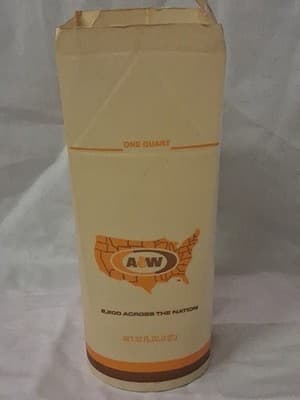 1972 Vintage A&W Root Beer Plastic Cup 1 Quart Extremely Scarce HTF Unused🥤 - Thumbnail 5