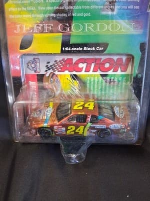 vtg Action 1998 Jeff Gordon Chromalusion 1:64 diecast Monte Carlo car - Thumbnail 2