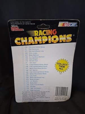 1992 Racing Champions NASCAR #28 Fred Lorenzen Ford Fastback Diecast Car Sealed - Thumbnail 3