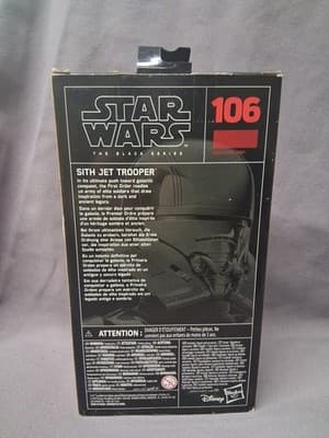 Star Wars Black Series Sith Jet Trooper #106 Rise Of Skywalker 2019 Hasbro - Thumbnail 2